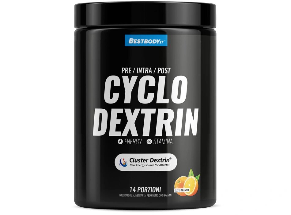BestBody Cyclo Dextrin - Ciclodestrine Cluster Dextrin™ Gusto Arancia 500g-1