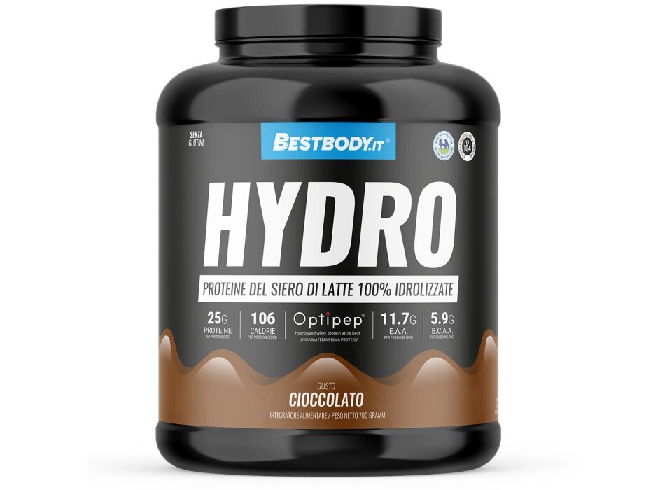 BestBody Hydro PRO Proteine del Latte Idrolizzate Optipep DH4 Gusto Cioccolato 700g-1