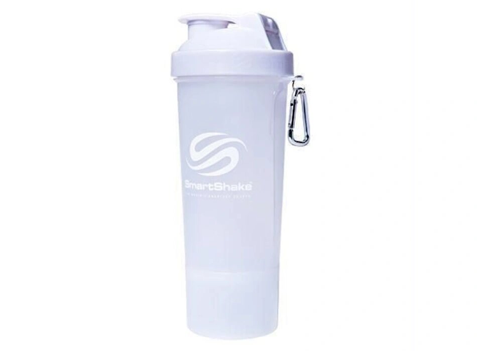 SmartShake Slim Pure White 500ml-1