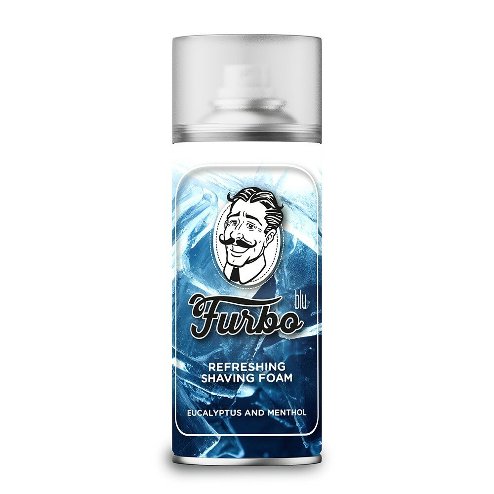 Furbo Vintage Blu Schiuma Da Barba Rinfrescante 300ml-1
