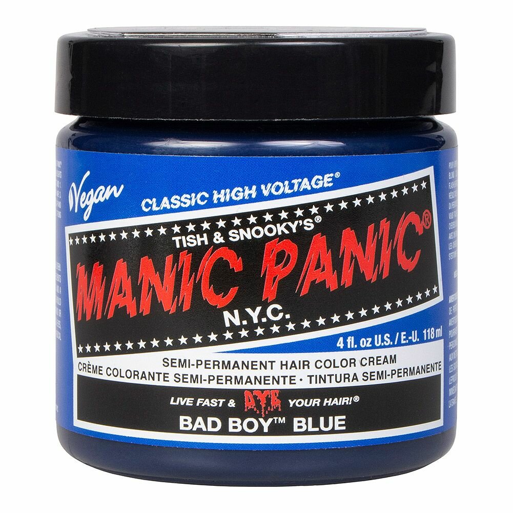Manic Panic Bad Boy Blue Colorazione Semipermanente Classica Per Capelli 118ml-2