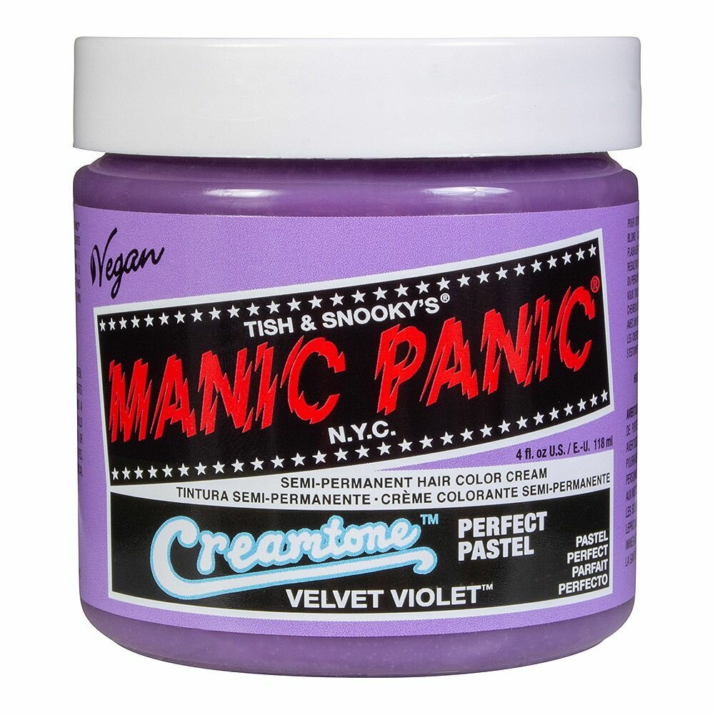 Manic Panic Velvet Violet Creamtone Perfect Pastel Colorazione Semipermanente Per Capelli 118ml-1