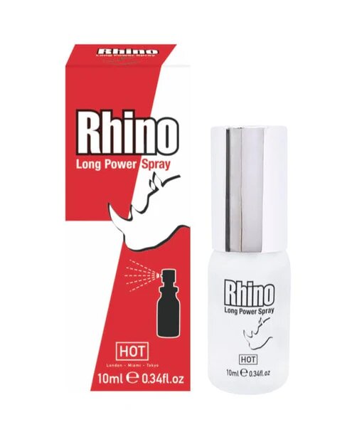 Rhino Long Power Spray Ritardante Hot 10ml-1