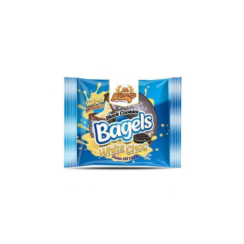 Newtritions Mr Yummy Bagels Gusto Cioccolato Bianco 70g-1