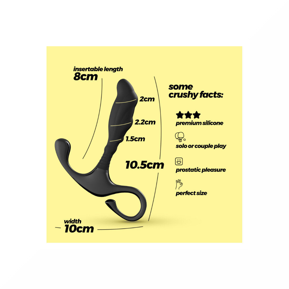 Crushious Djinn Massaggiatore Prostatico In Silicone-4