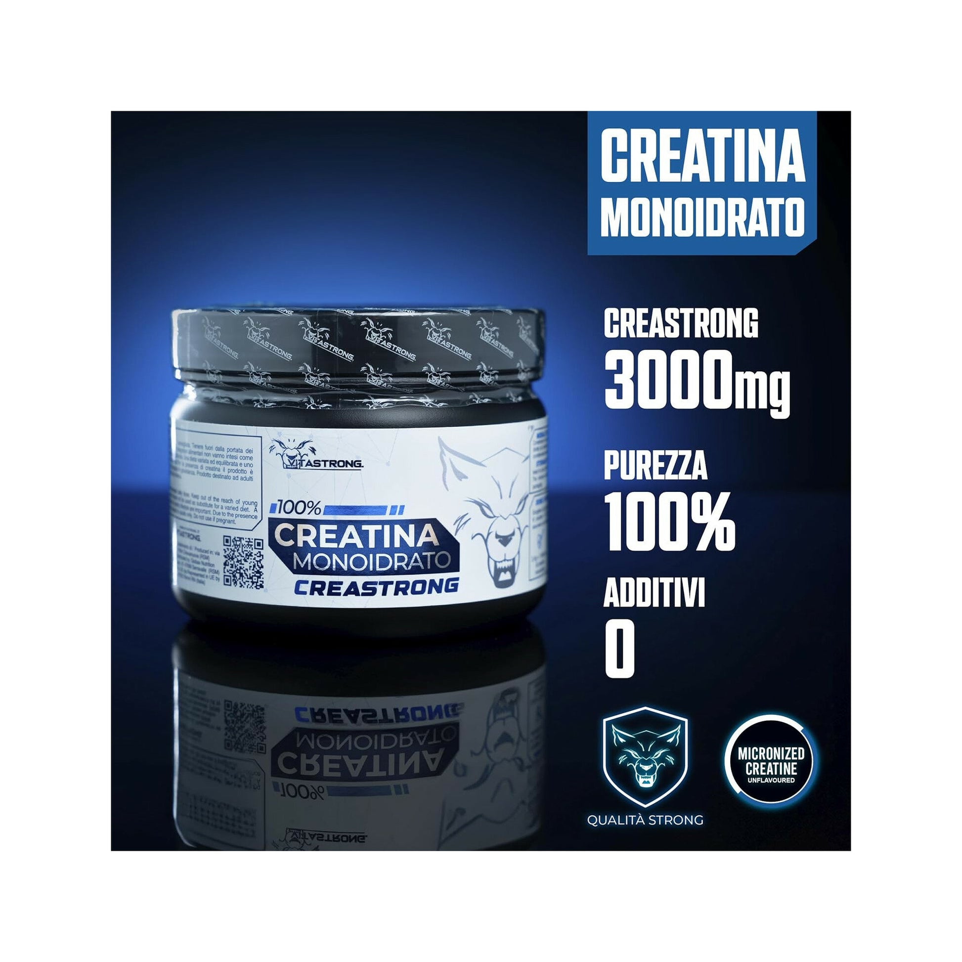 Vitastrong Creatine Monohydrate Creastrong 250g-2