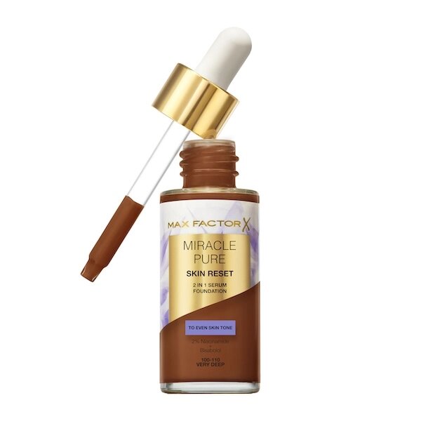 Max Factor Fondotinta Miracle Pure Skin Reset 2 in 1 Siero 30ml - Very Deep-1
