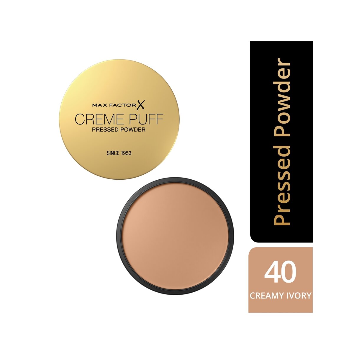 Max Factor Creme Puff Cipria Compatta 040 Creamy Ivory 14g-3