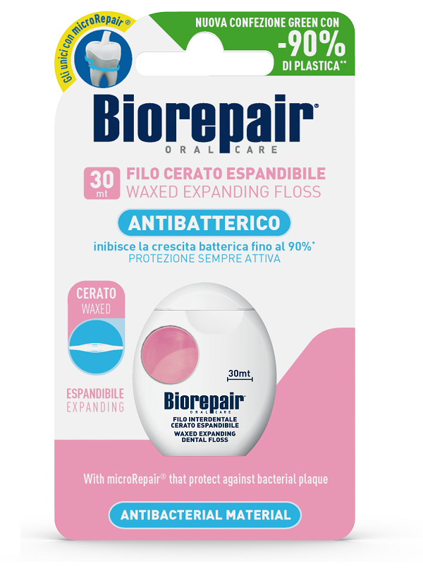 Biorepair Oral Care Antibatterico Filo Cerato Espandibile Gengive ...