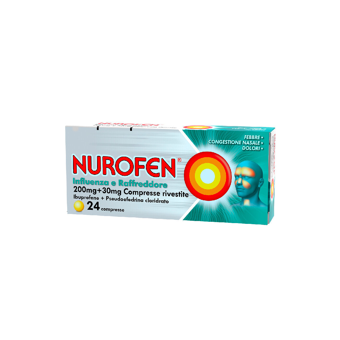 Nurofen Influenza e raffreddore 200mg+30mg 24 compresse rivestite-11