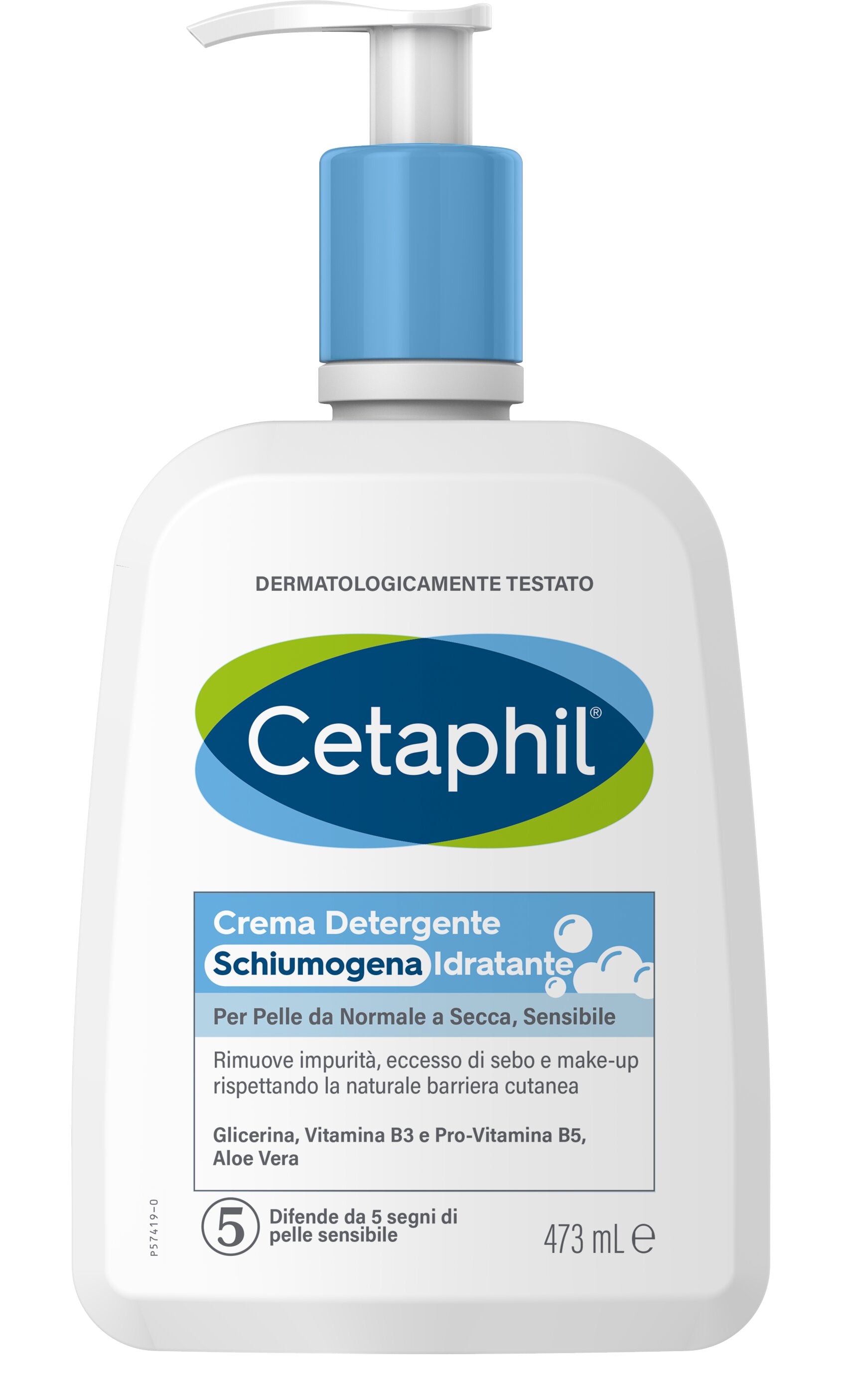 Cetaphil Crema Detergente Schiumogena Idratante 473ml-1