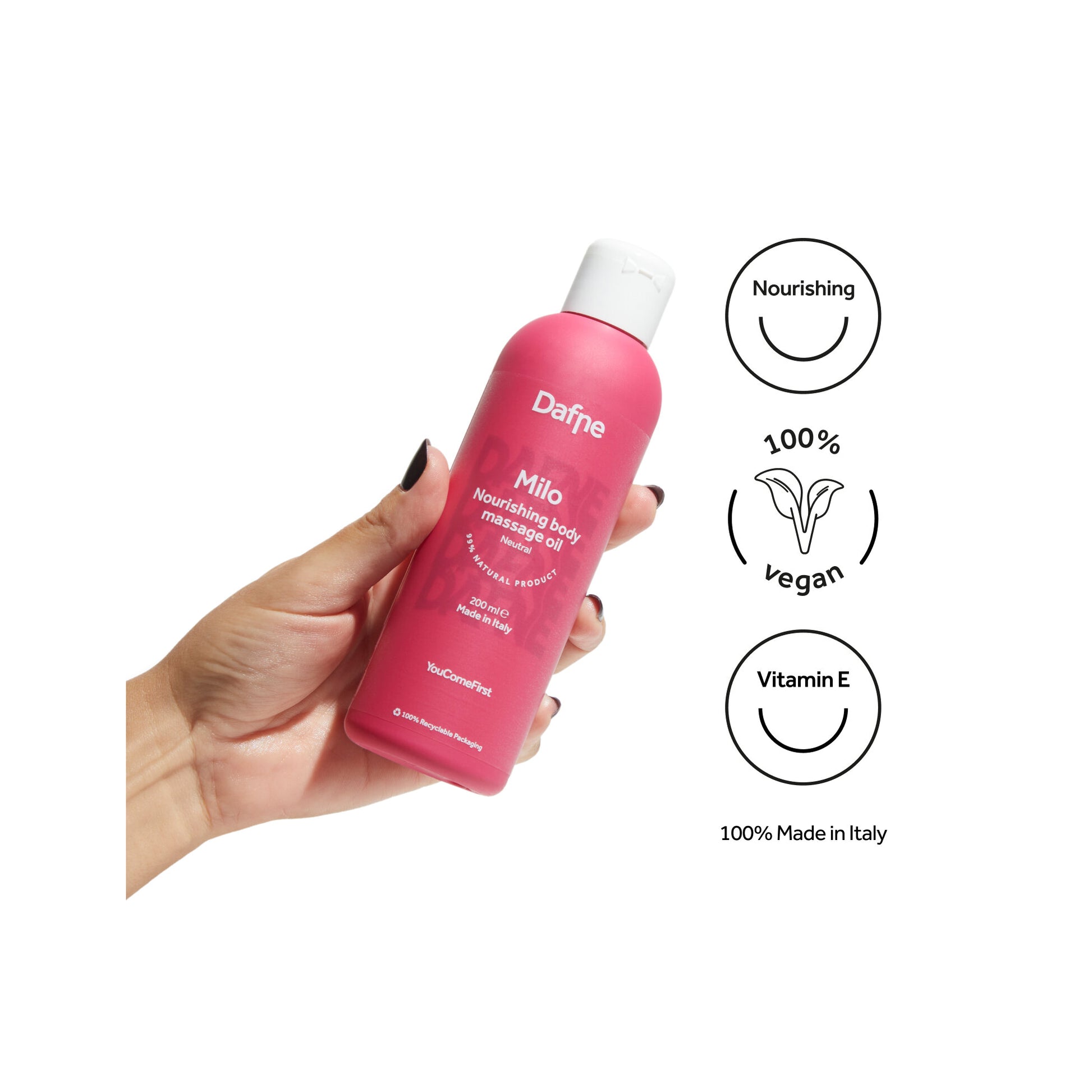 Dafne Olio Naturale Massaggi Corpo Neutro 50ml-2