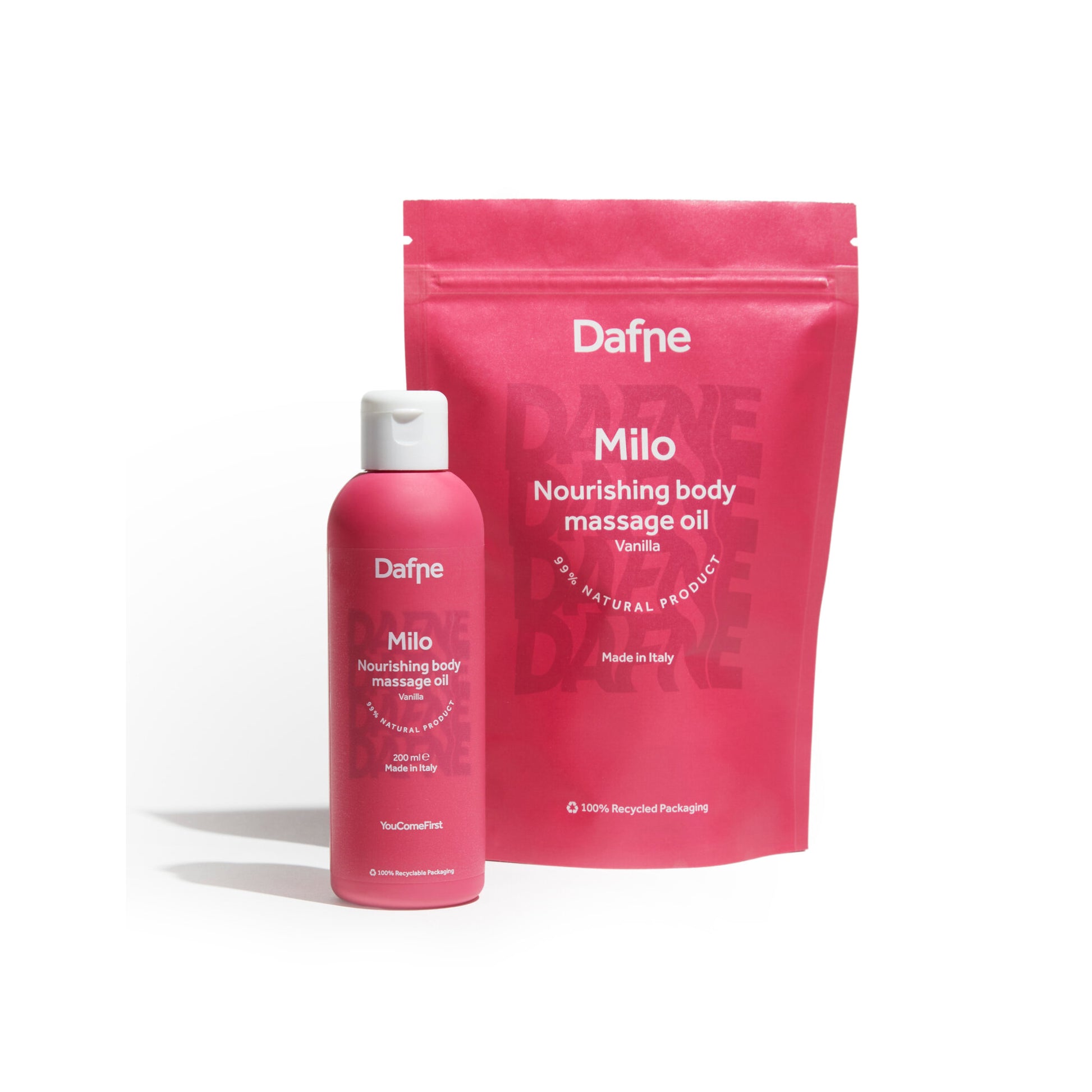 Dafne Olio Naturale Massaggi Corpo Vaniglia 200ml-5