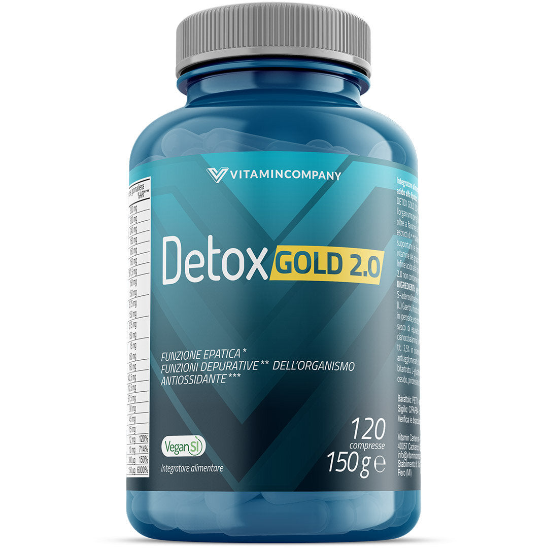 Vitamincompany Detox Gold 2.0 120 Compresse-1