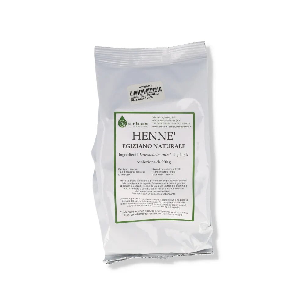 Erbex Henne Egiziano Naturale Rosso 200g-1