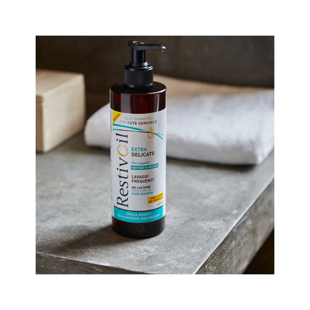 Restivoil olio Shampoo Extra Delicato per cute sensibile 400ml-5