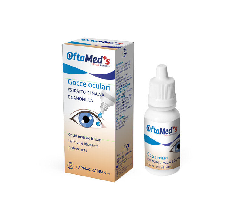 OftaMed's gocce oculari camomilla e malva 10ml-1