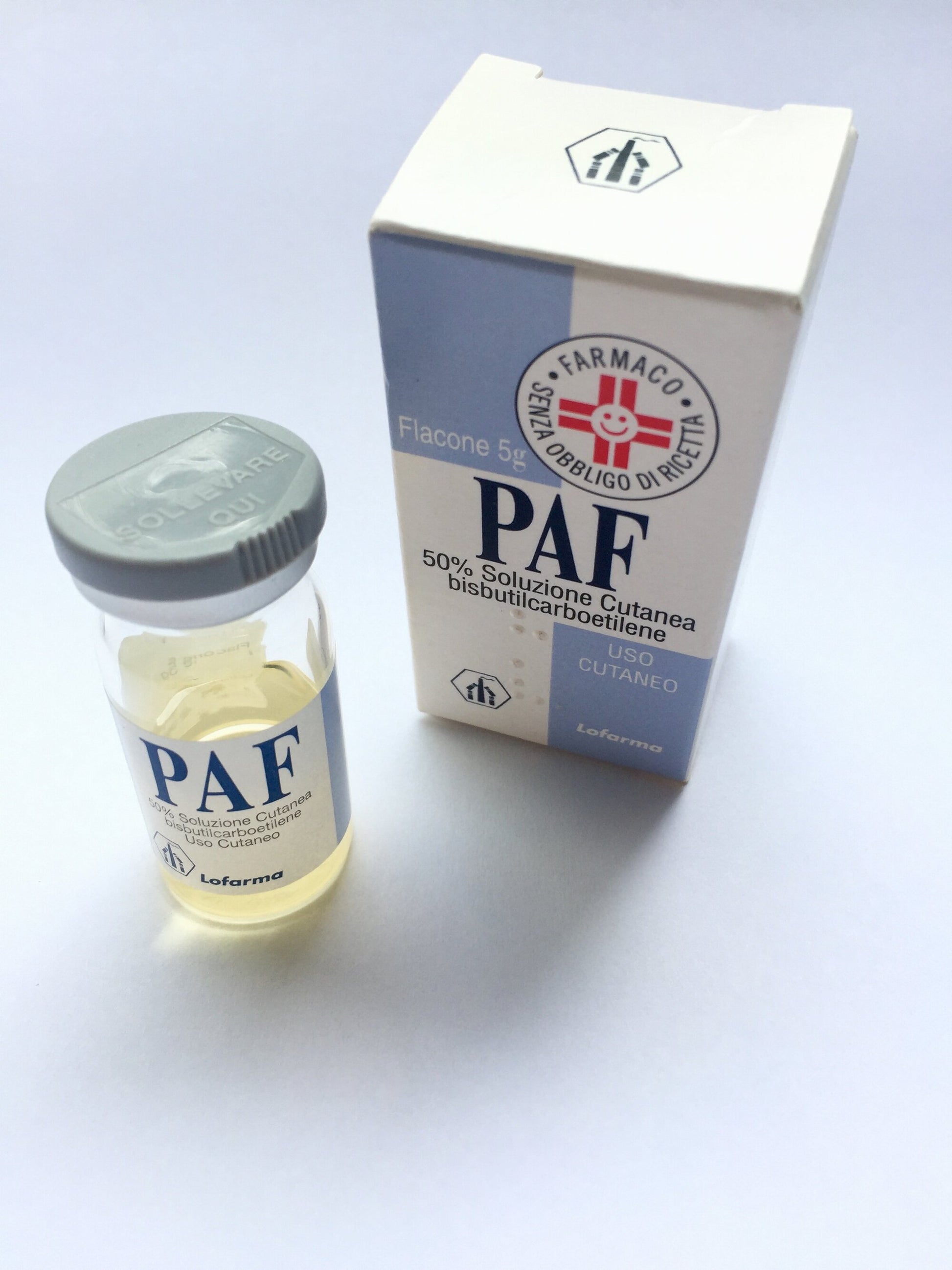 PAF 50% Soluzione Cutanea Flacone da 5g-2