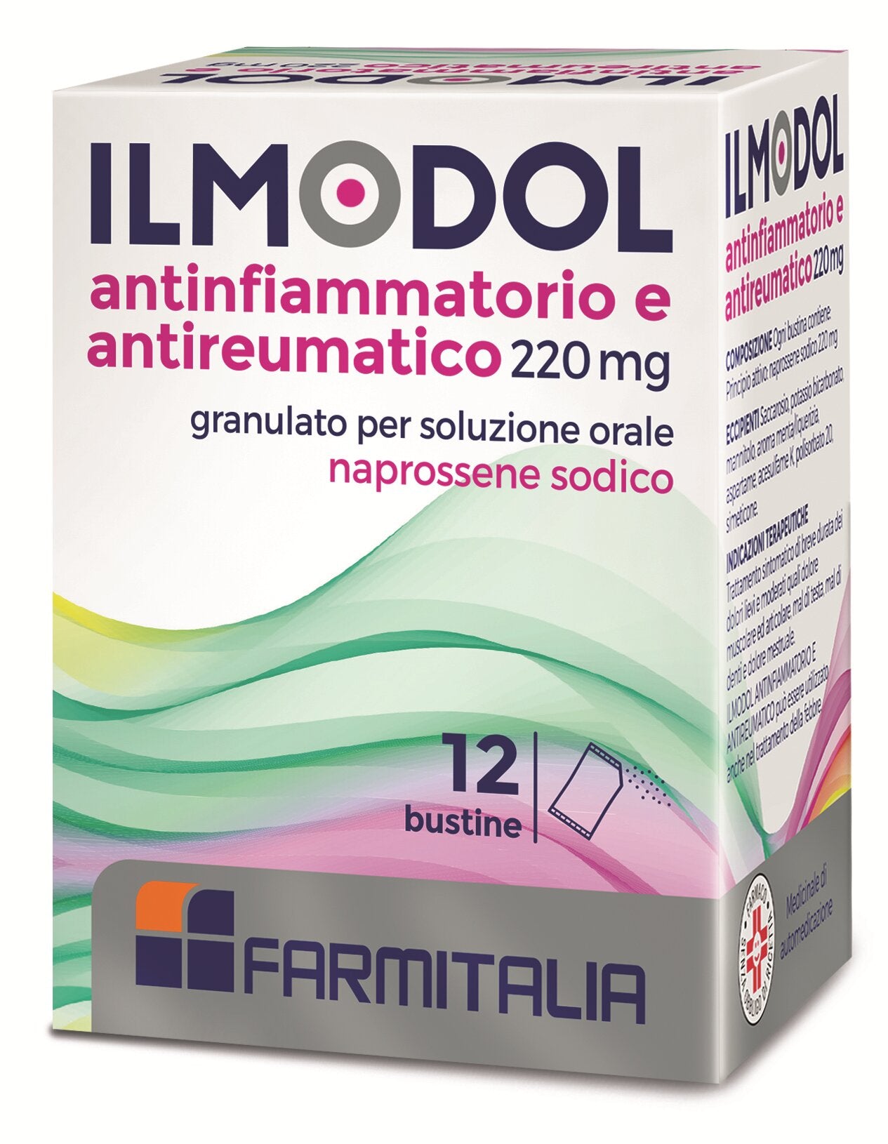 Ilmodol Antinfiammatorio e Antireumatico 220mg granulato per soluzione orale 12 bustine-3
