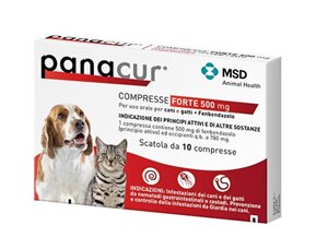 Panacur Compresse Forte 500 Mg Per Uso Orale Per Cani E Gatti 10 Compresse-2
