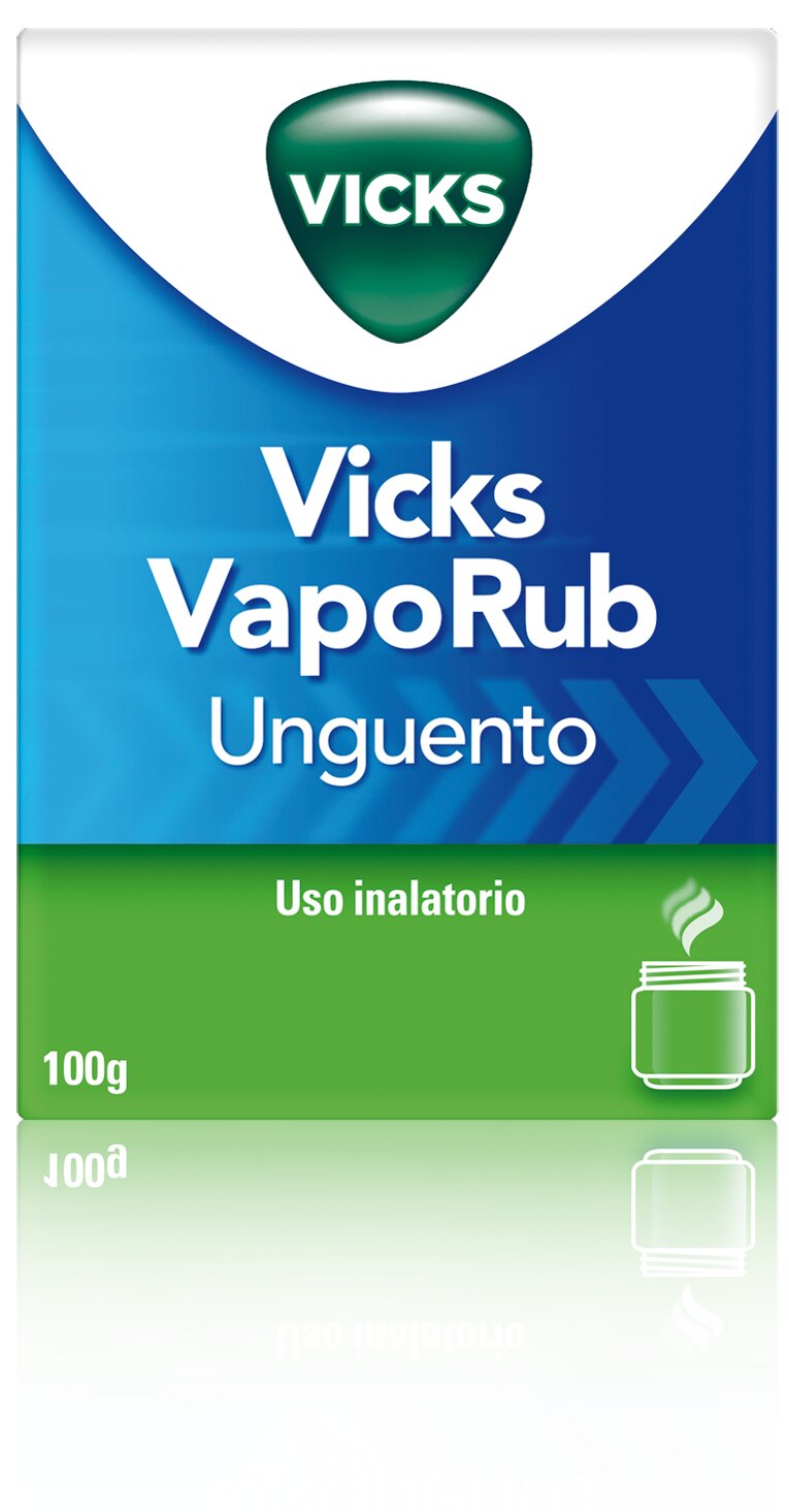Vicks VapoRub Rimedio Per Raffreddore/Mal Di Gola/Tosse/Naso Chiuso Vasetto 100g-8
