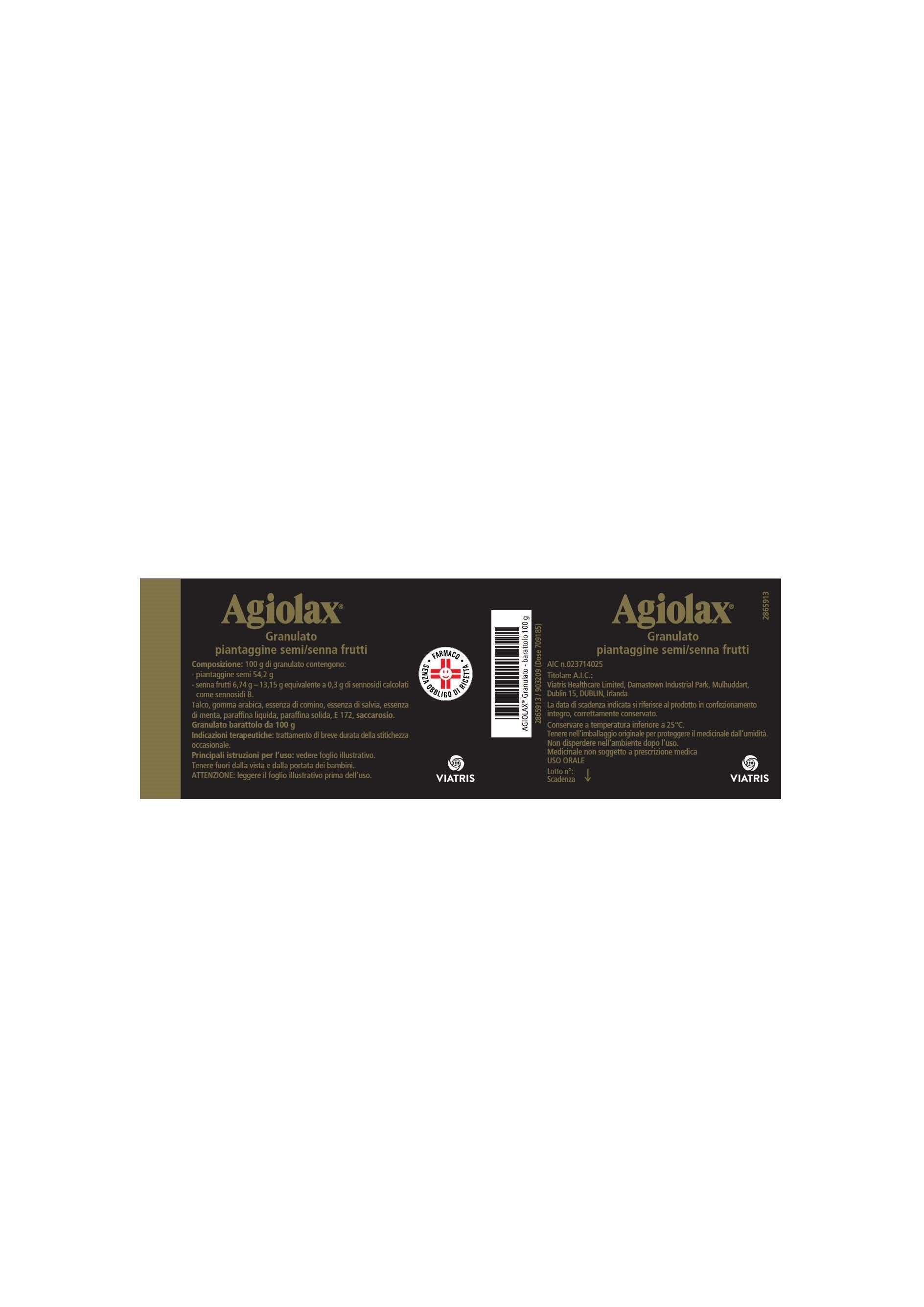 Agiolax stitichezza occasionale granulato barattolo 100g-3