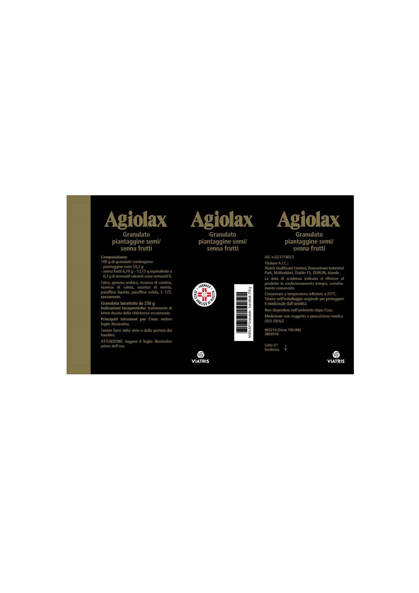 Agiolax stitichezza occasionale granulato barattolo 250g-3