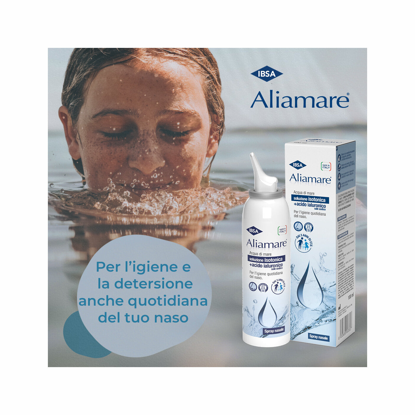 Aliamare Spray Nasale Soluzione Isotonica 100ml-7