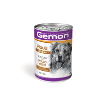 Gemon Bocconi Pollo E Riso Cibo Umido Cani Adulti Taglia Media Barattolo 415 g-4