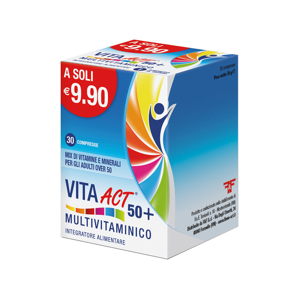Vita Act 50+ multivitaminico 30 compresse-2