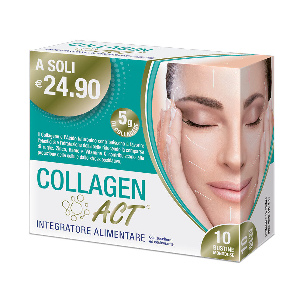 Collagen Act benessere della pelle 10 bustine monodose-2