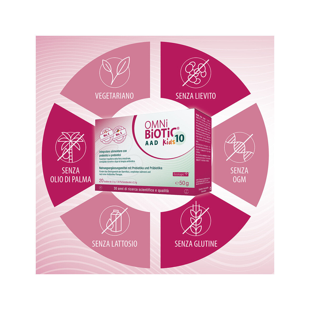 Omni Biotic 10 AAD Kids 20 Bustine Da 25g-3