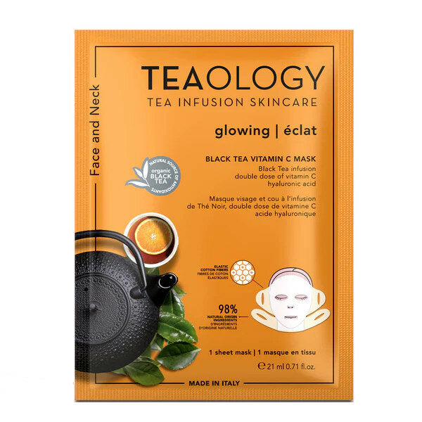 Teaology Vitamin C Maschera Illuminante Per Viso E Collo 21ml-1