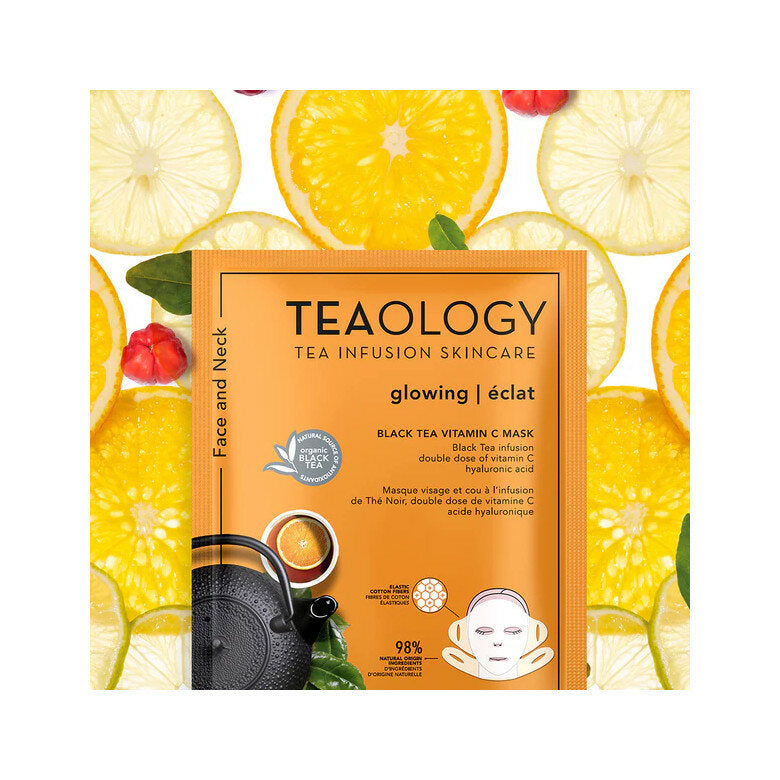 Teaology Vitamin C Maschera Illuminante Per Viso E Collo 21ml-2