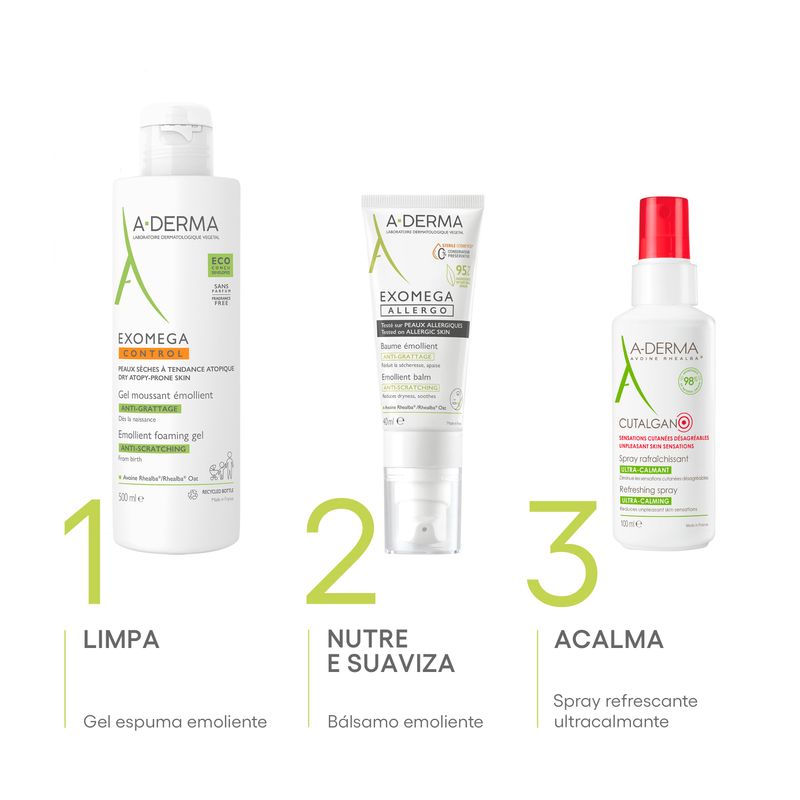 A-Derma Exomega Allergo Balsamo Emolliente 200ml-7