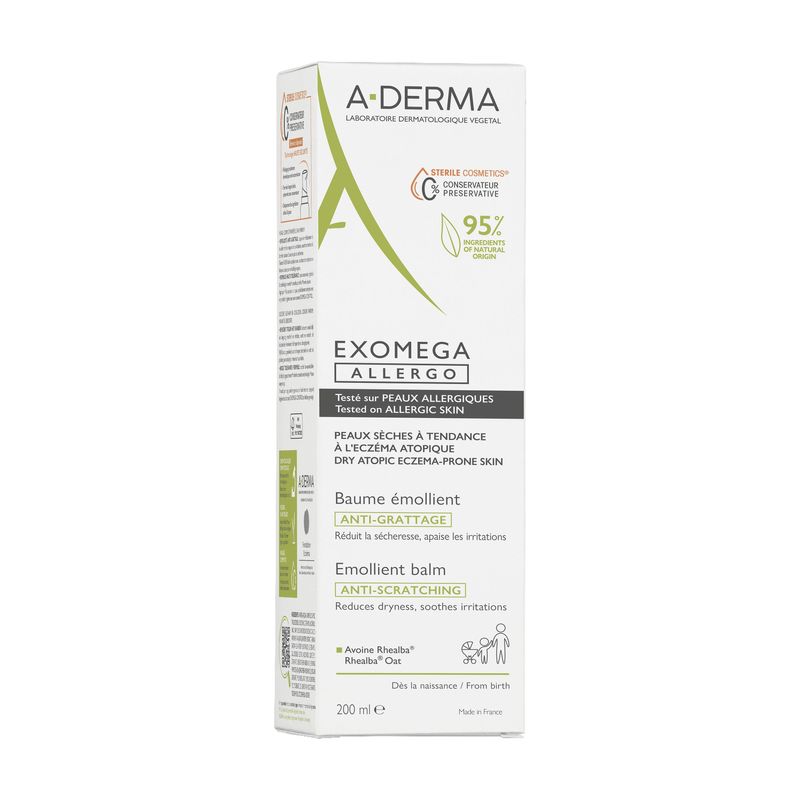 A-Derma Exomega Allergo Balsamo Emolliente 200ml-8