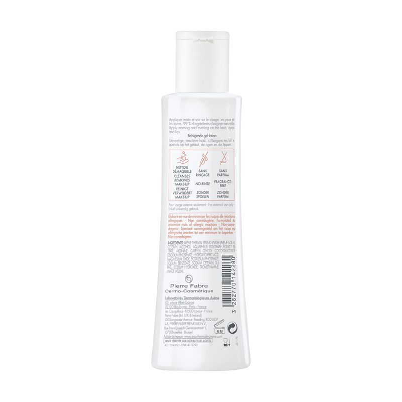 Avene Tolérance Lozione Detergente in Gel viso e occhi 200ml-3
