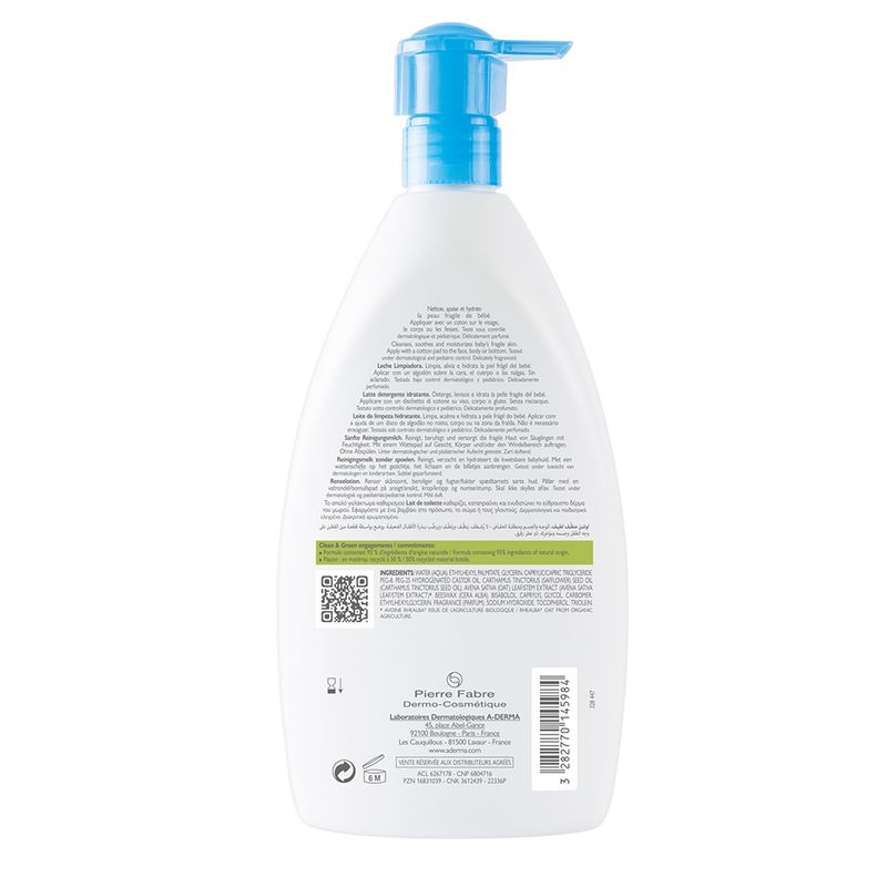 A-Derma Primalba Latte Detergente senza risciacquo 500ml-3