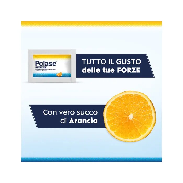 Polase Classico Magnesio E Potassio Integratore Alimentare Sali Minerali Gusto Arancia 24 Bustine-7