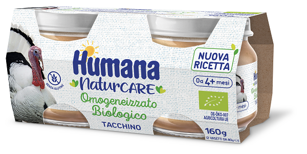 Humana Omogeneizzato Tacchino Bio 2x80g 4 Mesi +-1