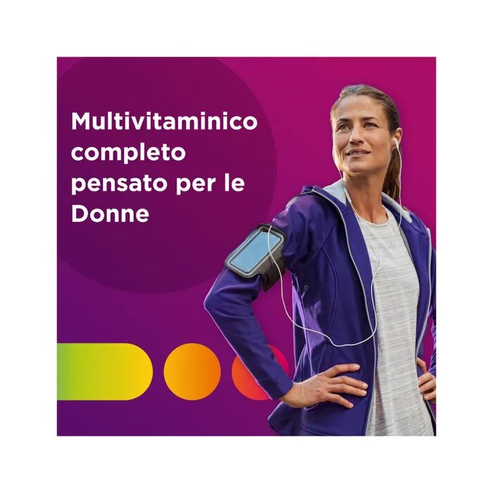 Multicentrum Donna Integratore Alimentare Multivitaminico Vitamina D Calcio Ferro Acido Folico 60Cpr-11