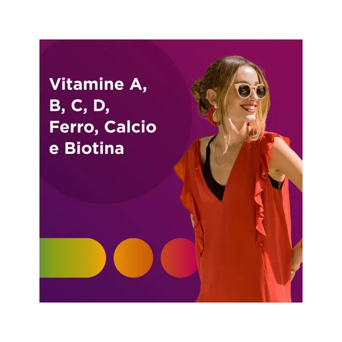Multicentrum Donna Integratore Alimentare Multivitaminico Vitamina D Calcio Ferro Acido Folico 60Cpr-14