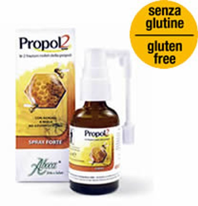 Aboca Propol2 Emf spray forte: benessere della gola-1