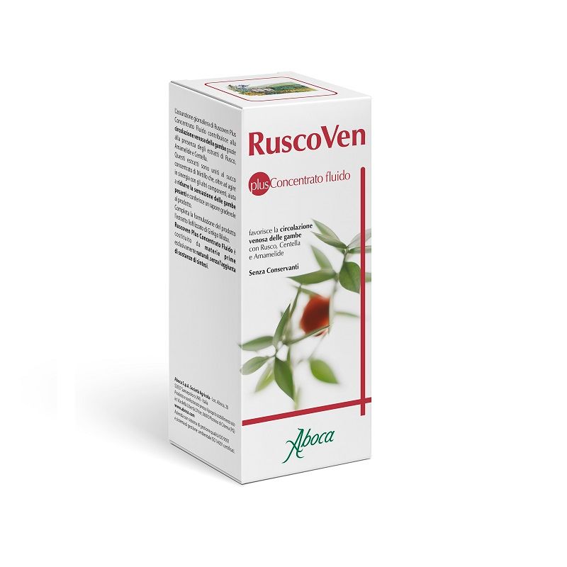 Aboca RuscoVen Plus Concentrato Fluido per il benessere delle gambe 200g-1