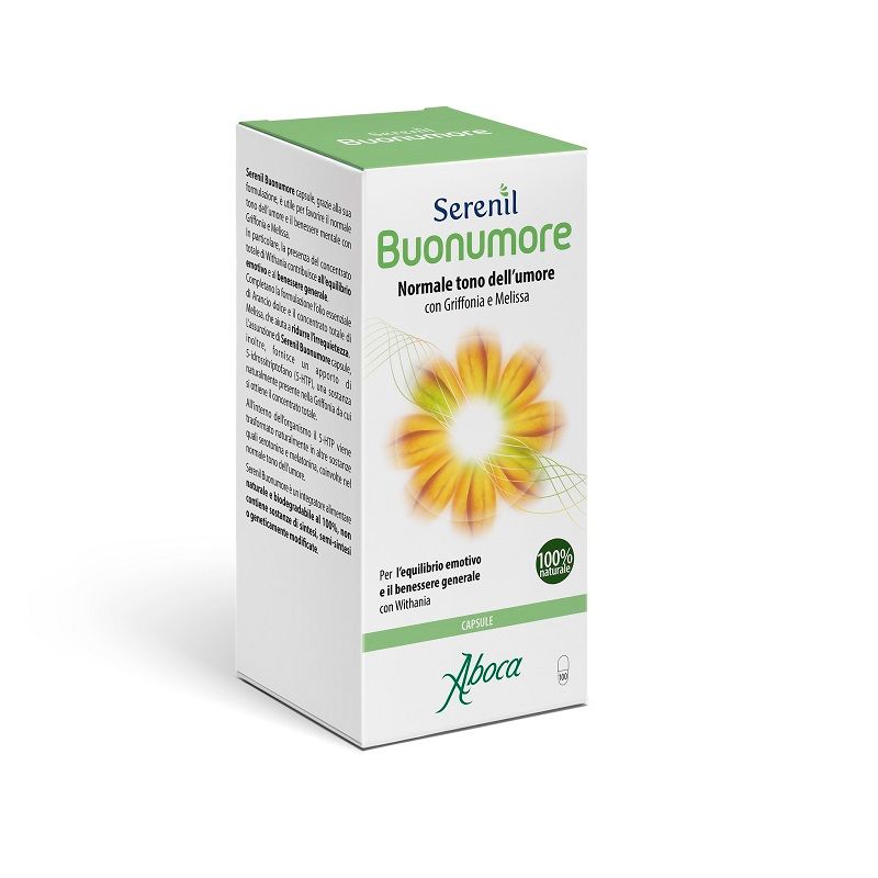 Aboca Serenil Buonumore integratore per il benessere emotivo 100 Capsule-1