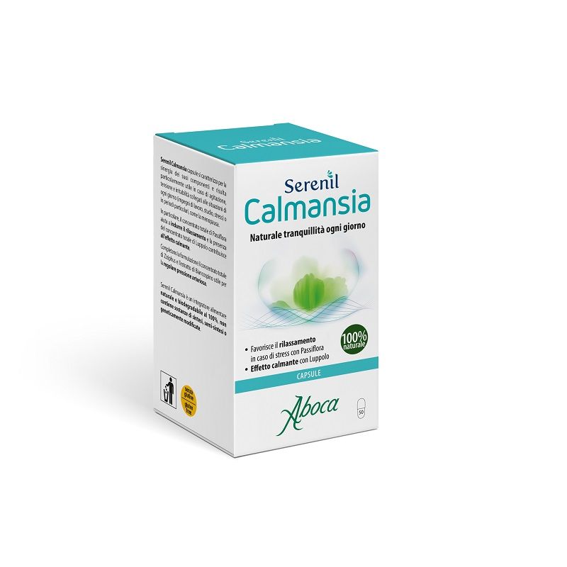 Aboca Serenil Calmansia integratore per il benessere mentale 50 Capsule-1