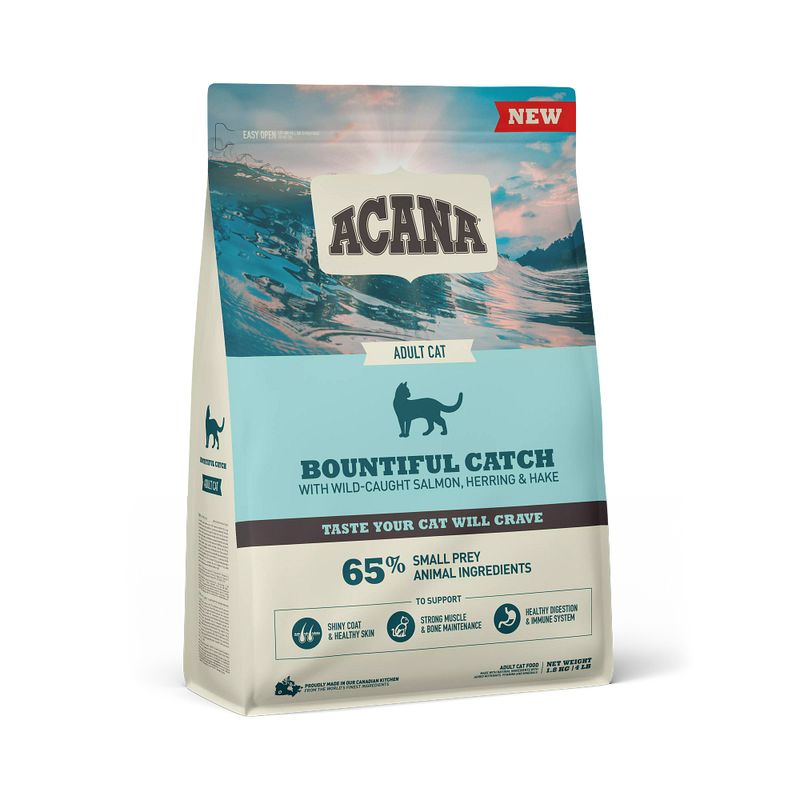 Acana Gatto Bountiful Catch Crocchette Salmone E Aringa Sacco 1,8 Kg-1