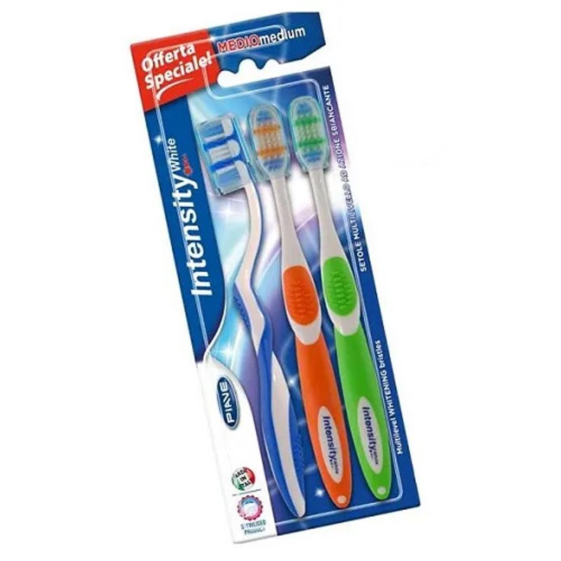 Piave Kit Spazzolino Intensity White Medio 3 Pezzi-1
