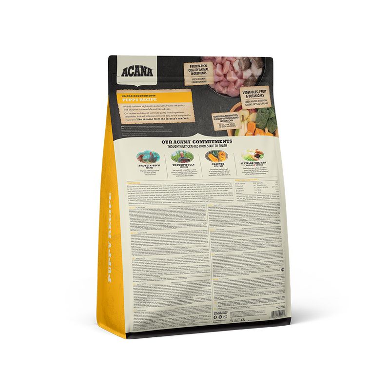 Acana Cane Puppy Crocchette Pollame e Passera del Pacifico Sacco 2kg-2