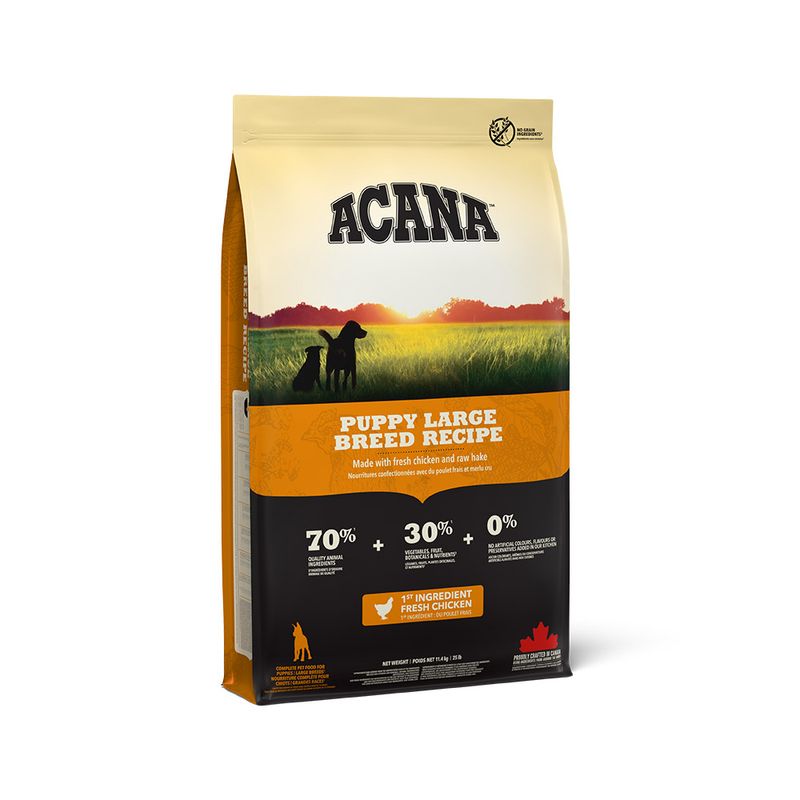 Acana Cane Puppy Large Breed Crocchette Pollame e Passera del Pacifico Sacco 11,4kg-1